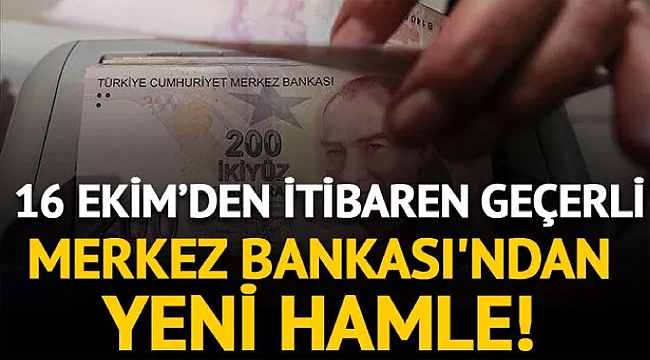 Merkez Bankası'ndan zorunlu karşılık hamlesi