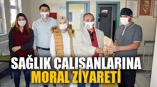 SAĞLIK ÇALIŞANLARINA MORAL ZİYARETİ