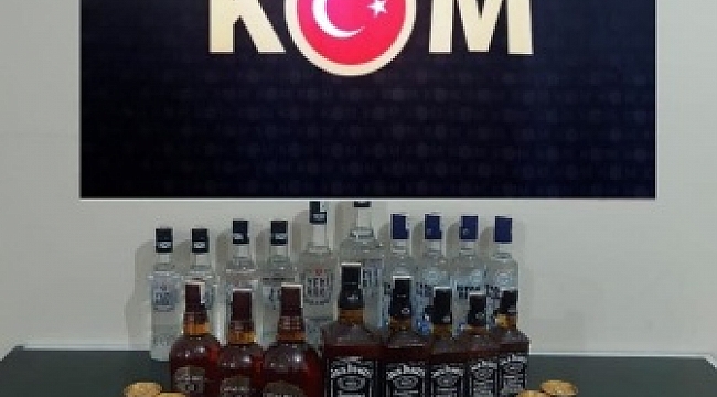 Sahte içki yakalandı