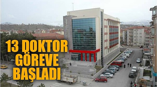 SANDIKLI'DA 13 DOKTOR GÖREVE BAŞLADI