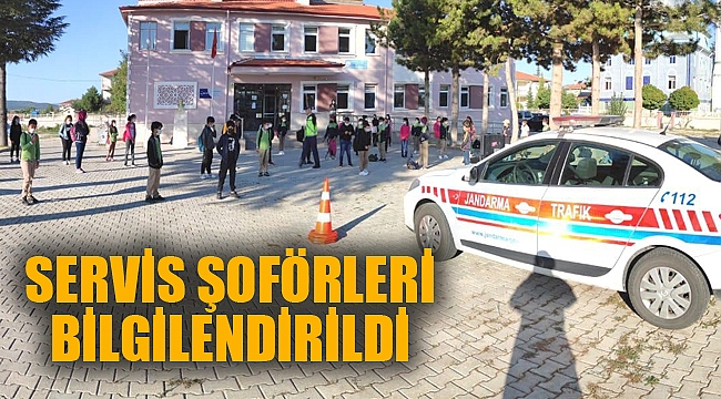 SERVİS ŞOFÖRLERİ BİLGİLENDİRİLDİ