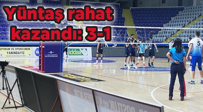 Voleybolda galibiyete rahat uzandık