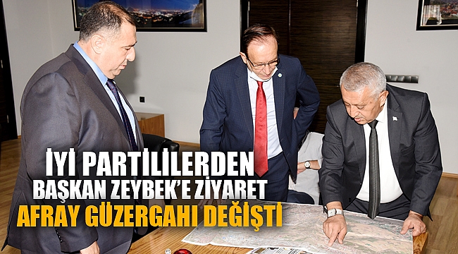 ZEYBEK BAŞKAN İYİ PARTİ YÖNETİMİNİ KABUL ETTİ