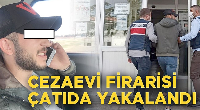 Afyon'da Cezaevi firarisi çatıda yakalandı