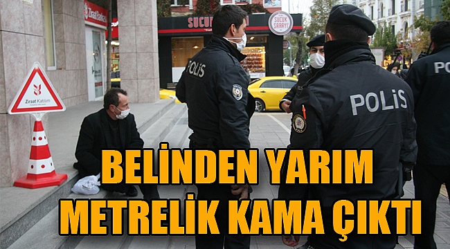 AFYON'DA BELİNDEN YARIM METRELİK KAMA ÇIKAN ADAM ŞAŞIRTTI