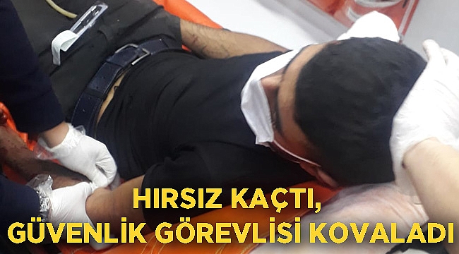 AFYON’DA HIRSIZ KAÇTI, GÜVENLİK GÖREVLİSİ KOVALADI