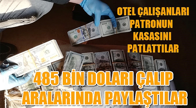 AFYON'DA OTEL ÇALIŞANLARI PATRONUN KASASINI SOYDU