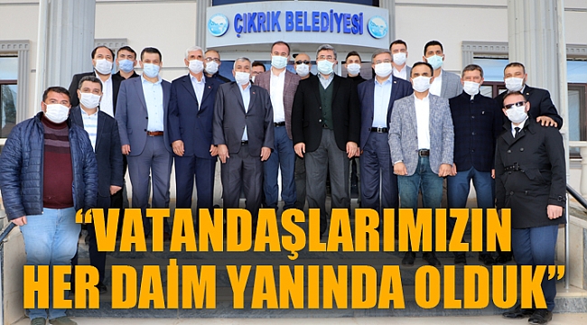 AK PARTİ HEYETİ BELDELERE ÇIKARMA YAPTI