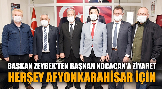 BAŞKAN ZEYBEK’TEN KOCACAN’A HAYIRLI OLSUN ZİYARETİ