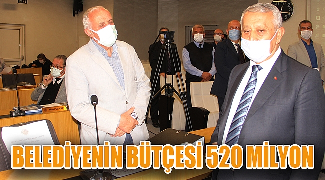 BELEDİYENİN 2021 BÜTÇESİ 520 MİLYON LİRA