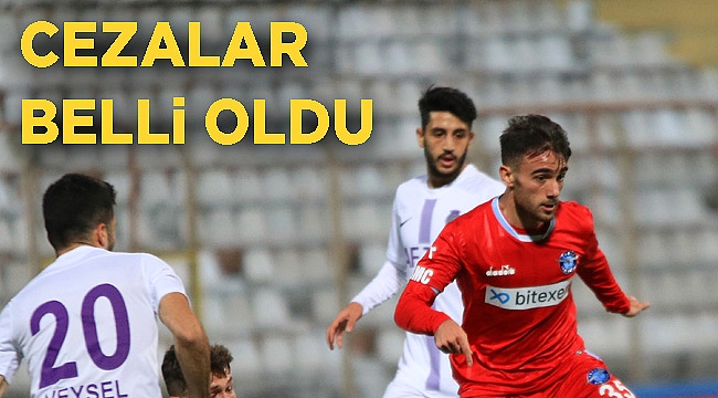 Cezalar belli oldu