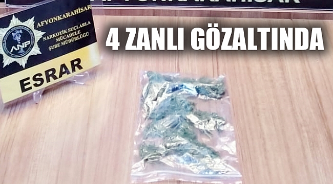 ESRAR ELE GEÇİRİLDİ