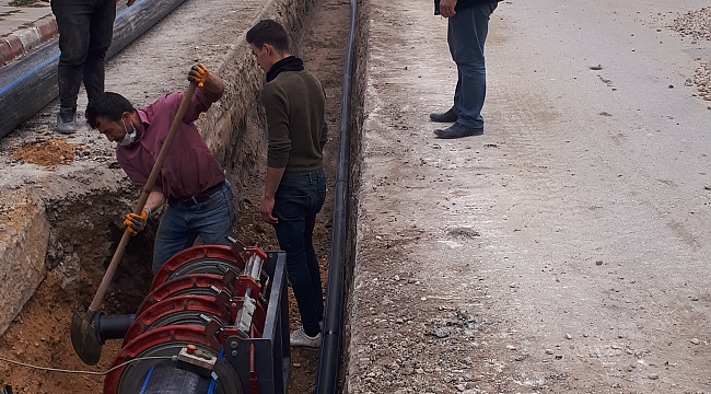 İçme suyu hattı çalışmaları tamamlandı     