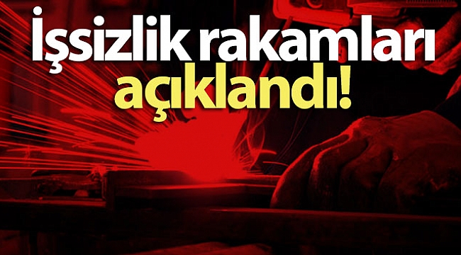İşsizlik rakamları açıklandı