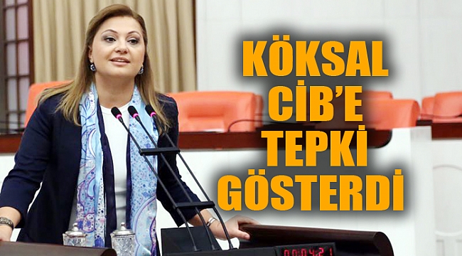 KÖKSAL CİB’E TEPKİ GÖSTERDİ