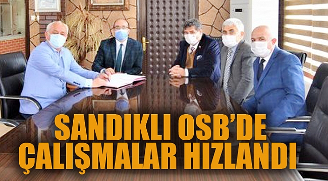 SANDIKLI OSB’DE ÇALIŞMALAR HIZLANDI