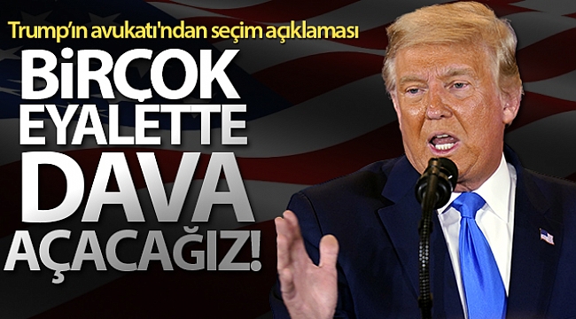 Trump'ın avukatı Rudy Giuliani: 'Pazartesiden itibaren birçok eyalette dava açacağız'