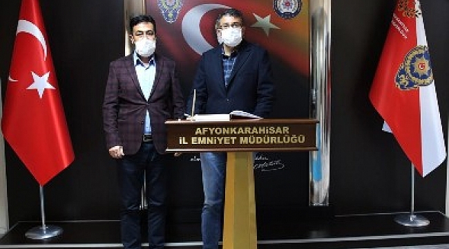 Vali Çelik'ten Müdür Ali Temiz’e iade-i ziyaret