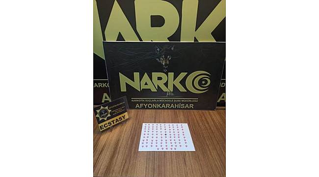 95 ADET UYUŞTURUCU HAP ELE GEÇİRİLDİ