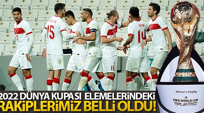 A Milli Takım'ın rakipleri belli oldu!