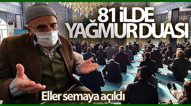 Afyonkarahisar’da da eller ‘yağmur’ için duaya kalktı