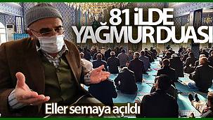 Afyonkarahisar’da da eller ‘yağmur’ için duaya kalktı