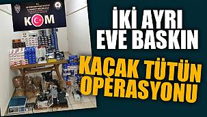 Afyonkarahisar'da kaçak tütün operasyonu