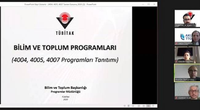 Akü'den Bilim toplantısı