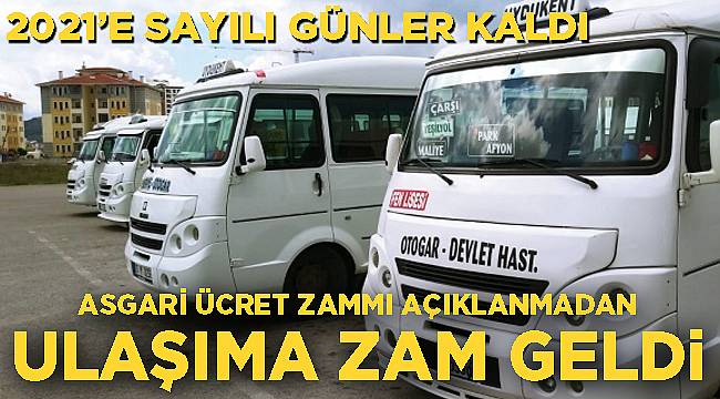 ASGARİ ÜCRET ARTIŞI AÇIKLANMADAN ULAŞIMA ZAM GELDİ