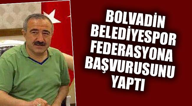 BOLVADİN BELEDİYESPOR TFF’YE BAŞVURUSUNU YAPTI