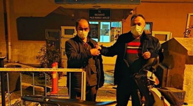 Çalınan motosiklet sahibine teslim edildi