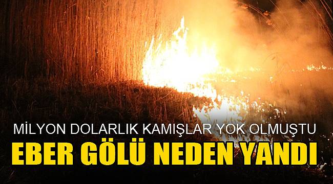EBER GÖLÜ NEDEN YANDI?