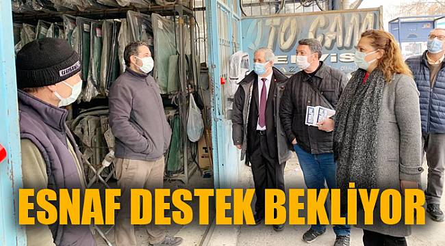 ESNAF İKTİDARDAN DESTEK BEKLİYOR