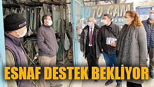 ESNAF İKTİDARDAN DESTEK BEKLİYOR