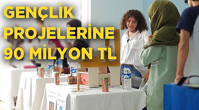 Gençlik Projelerine 90 milyon TL.
