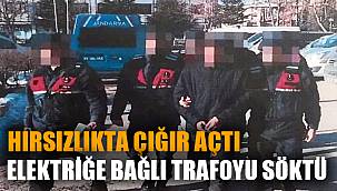 Hırsızlıkta çığır açtı, elektrik akımına bağlı trafoyu çaldı, götürüp hurdacıya sattı 