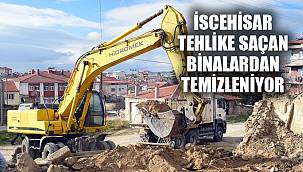 İSCEHİSAR TEHLİKE SAÇAN BİNALARDAN TEMİZLENİYOR