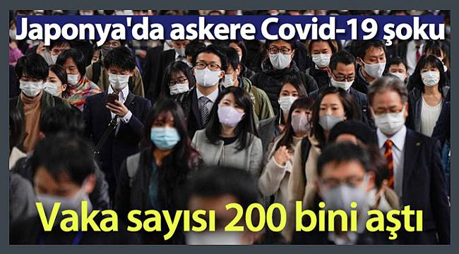 Japonya'da askere Covid-19 şoku