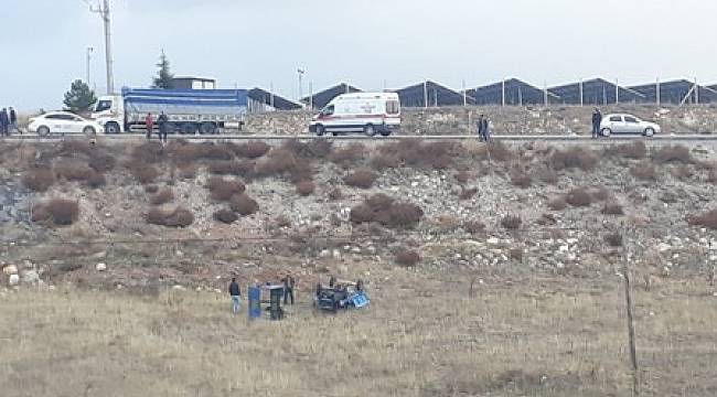 Kaza yapan pat pat kullanılamaz hale geldi