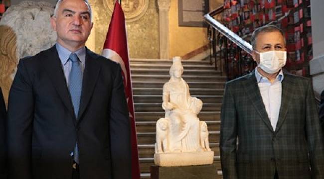 Kybele heykeli Arkeoloji Müzesi'nde