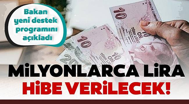 Milyonlarca lira hibe verilecek