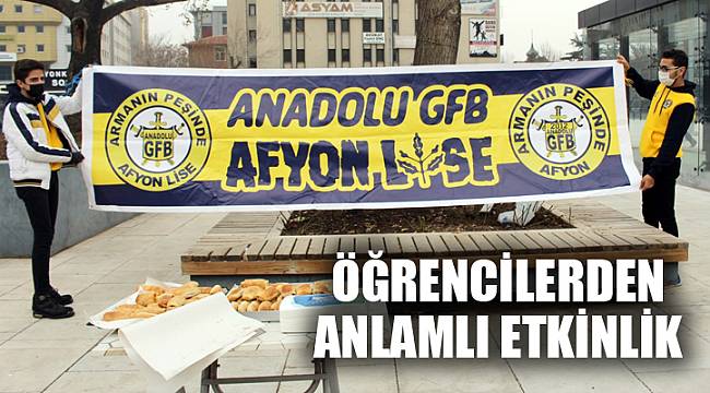 ÖĞRENCİLERDEN ANLAMLI ETKİNLİK