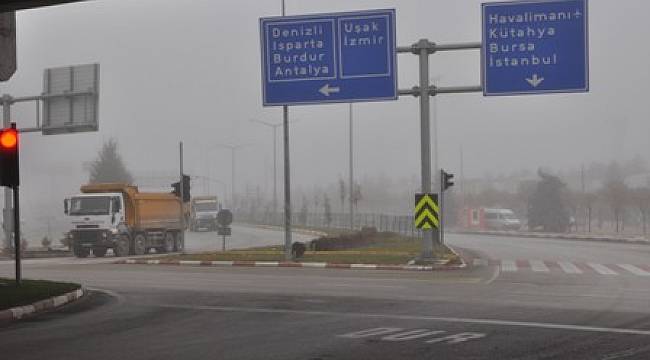 Sisli hava hayatı olumsuz etkiledi