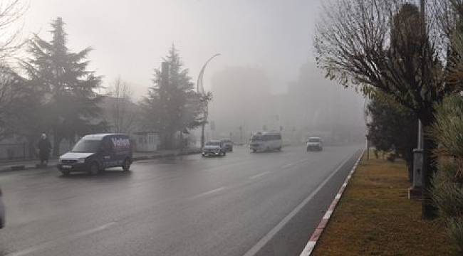 Sisli hava hayatı olumsuz etkiledi