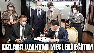 Uzaktan Mesleki ve Teknik Gelişim İş Birliği protokolü imzalandı 