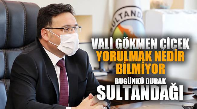 Vali Gökmen Çiçek Sultandağı İlçesindeydi