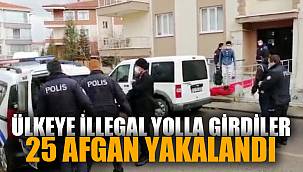 25 AFGAN YAKALANDI