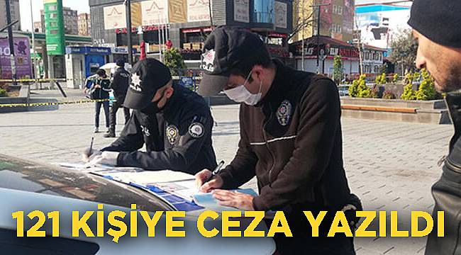 AFYON'DA YASAĞA UYMAYAN 121 KİŞİYE CEZA KESİLDİ