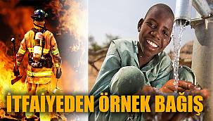 AFYONKARAHİSAR İTFAİYESİNDEN ÖRNEK BAĞIŞ