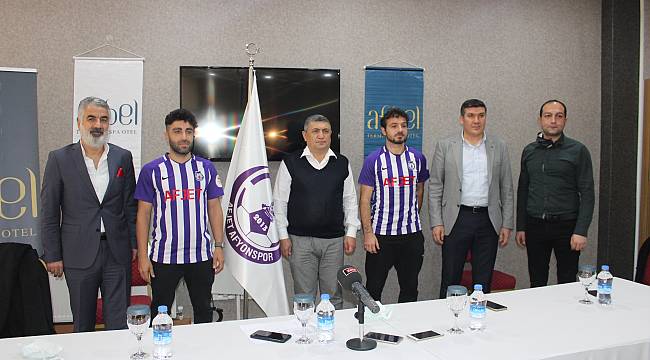 ATEŞ VE ŞENTÜRK AFJET AFYONSPOR'DA